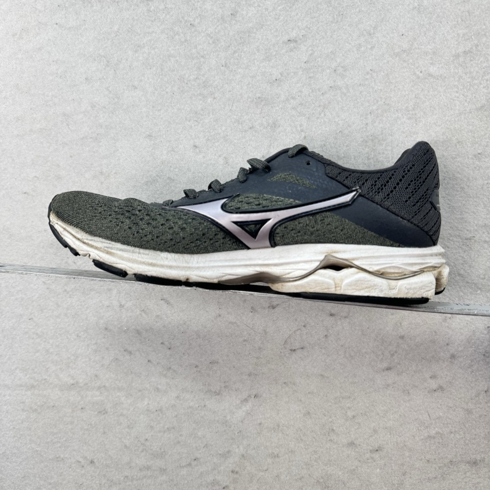 Mizuno Women's Sz 7‎ Wave Rider 23 Running Shoe, Green Grey Workout Jogging
